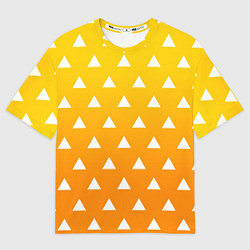 Футболка оверсайз мужская ZENITSU ЗЕНИТСУ КИМОНО, цвет: 3D-принт