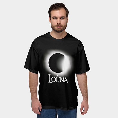 Мужская футболка оверсайз Louna / 3D-принт – фото 3