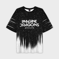 Мужская футболка оверсайз IMAGINE DRAGONS