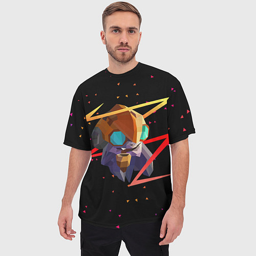 Мужская футболка оверсайз Dota 2 Tinker / 3D-принт – фото 3