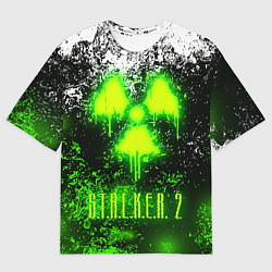 Футболка оверсайз мужская S T A L K E R 2, цвет: 3D-принт