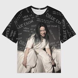Футболка оверсайз мужская BILLIE EILISH: Where Do We Go, цвет: 3D-принт