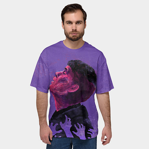 Мужская футболка оверсайз Peaky Blinders Томас Шелби / 3D-принт – фото 3