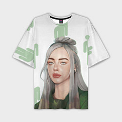 Мужская футболка оверсайз Billie Eilish