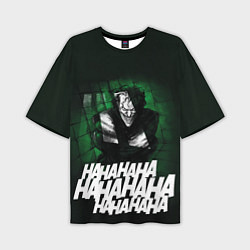 Футболка оверсайз мужская Laughing Joker, цвет: 3D-принт