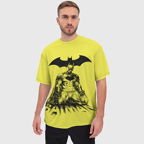 Мужская футболка оверсайз Batman / 3D-принт – фото 3
