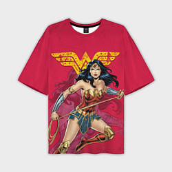 Футболка оверсайз мужская Wonder Woman, цвет: 3D-принт