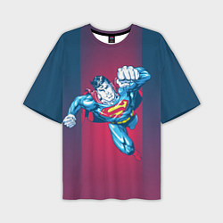 Футболка оверсайз мужская Superman, цвет: 3D-принт