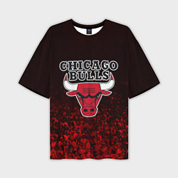 Мужская футболка оверсайз CHICAGO BULLS