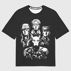 Футболка оверсайз мужская JoJo Bizarre Adventure, цвет: 3D-принт