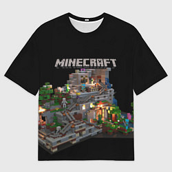 Футболка оверсайз мужская MINECRAFT, цвет: 3D-принт