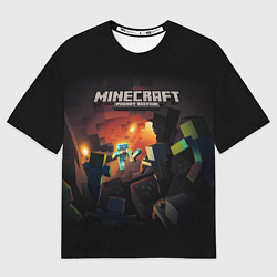Футболка оверсайз мужская MINECRAFT, цвет: 3D-принт