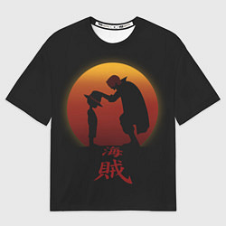 Футболка оверсайз мужская One Piece, цвет: 3D-принт