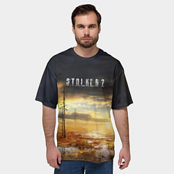 Футболка оверсайз мужская STALKER 2, цвет: 3D-принт — фото 2