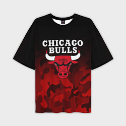 Мужская футболка оверсайз CHICAGO BULLS