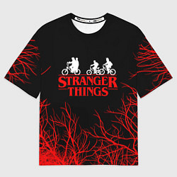 Футболка оверсайз мужская STRANGER THINGS, цвет: 3D-принт