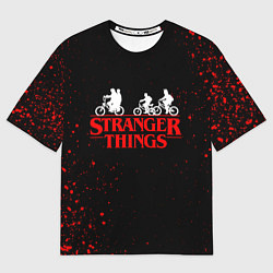 Мужская футболка оверсайз STRANGER THINGS