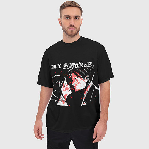 Мужская футболка оверсайз My Chemical Romance / 3D-принт – фото 3