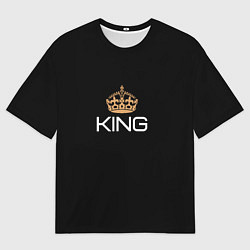 Футболка оверсайз мужская Король, цвет: 3D-принт