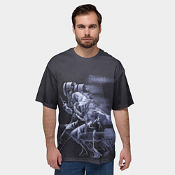 Футболка оверсайз мужская Fencer, цвет: 3D-принт — фото 2