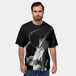 Футболка оверсайз мужская Fencer, цвет: 3D-принт — фото 2