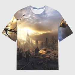 Футболка оверсайз мужская Сталкер, цвет: 3D-принт