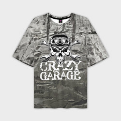Мужская футболка оверсайз Crazy garage