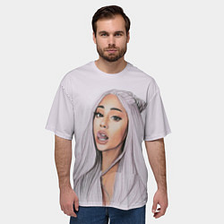 Футболка оверсайз мужская Ariana Grande Ариана Гранде, цвет: 3D-принт — фото 2