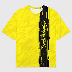 Футболка оверсайз мужская CYBERPUNK 2077, цвет: 3D-принт