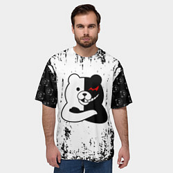 Футболка оверсайз мужская MONOKUMA, цвет: 3D-принт — фото 2