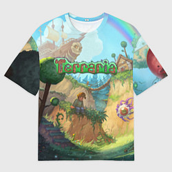 Мужская футболка оверсайз Terraria