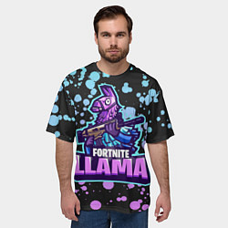 Футболка оверсайз мужская Fortnite LLAMA, цвет: 3D-принт — фото 2