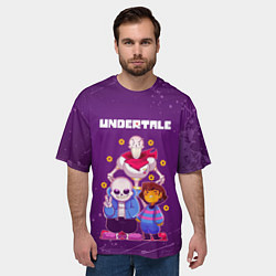 Футболка оверсайз мужская UNDERTALE, цвет: 3D-принт — фото 2