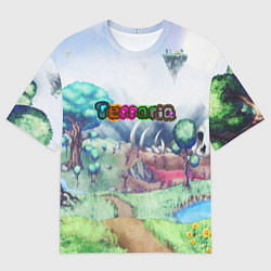 Футболка оверсайз мужская TERRARIA, цвет: 3D-принт