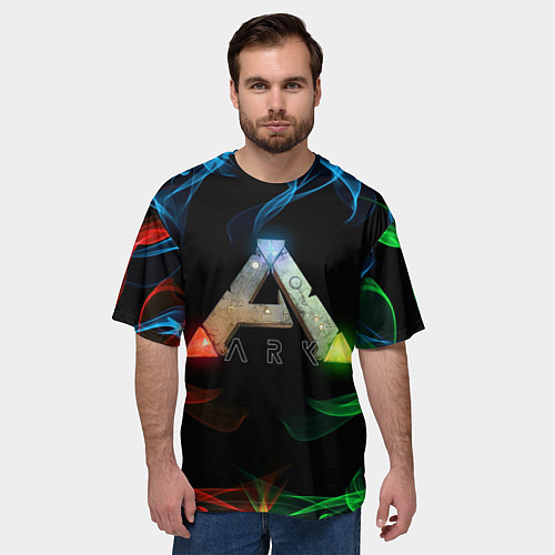 Мужская футболка оверсайз Ark Survival Evolved / 3D-принт – фото 3
