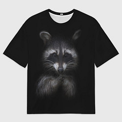 Мужская футболка оверсайз Енот