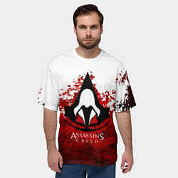 Футболка оверсайз мужская Assasin's creed, цвет: 3D-принт — фото 2