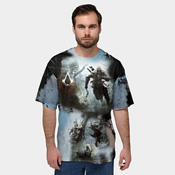 Футболка оверсайз мужская Assassin??s Creed, цвет: 3D-принт — фото 2