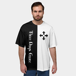 Футболка оверсайз мужская Three Days Grace, цвет: 3D-принт — фото 2