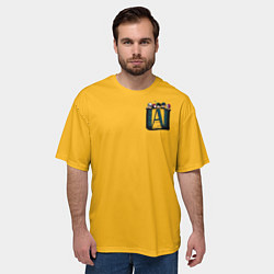 Футболка оверсайз мужская Моя геройская академия, цвет: 3D-принт — фото 2