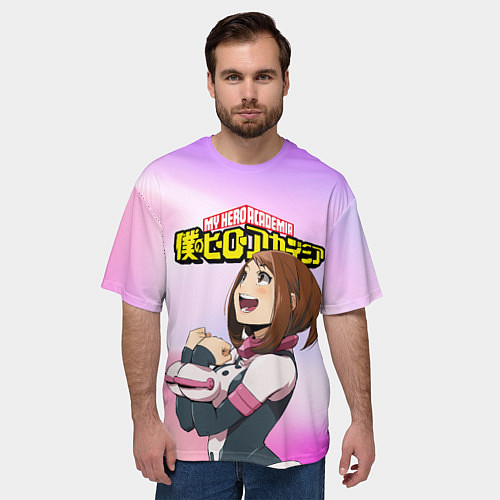 Мужская футболка оверсайз MY HERO ACADEMIA / 3D-принт – фото 3