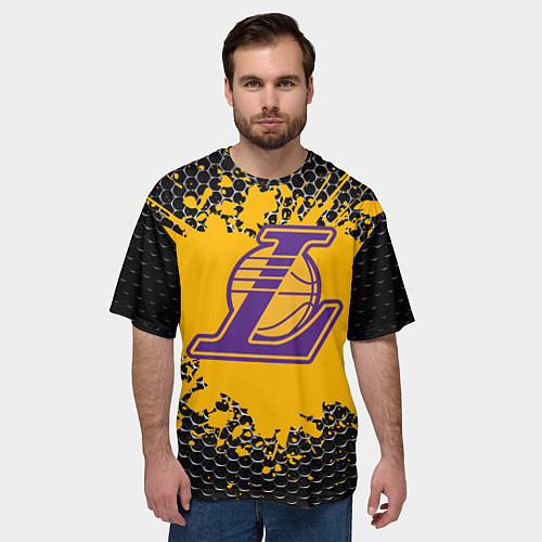 Мужская футболка оверсайз Kobe Bryant / 3D-принт – фото 3