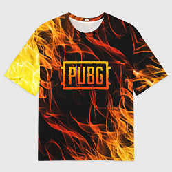 Мужская футболка оверсайз PUBG