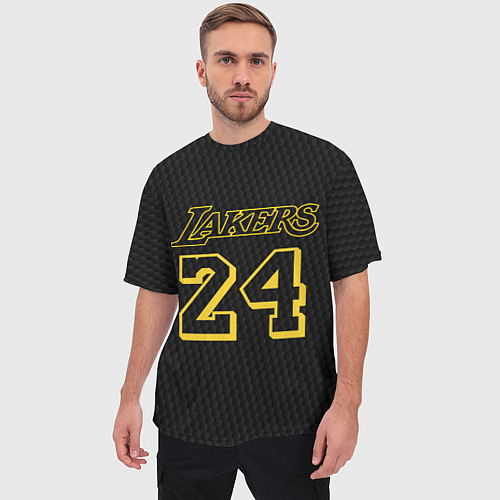 Мужская футболка оверсайз Kobe Bryant / 3D-принт – фото 3