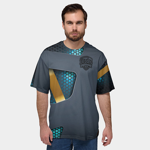 Мужская футболка оверсайз League of Legends / 3D-принт – фото 3