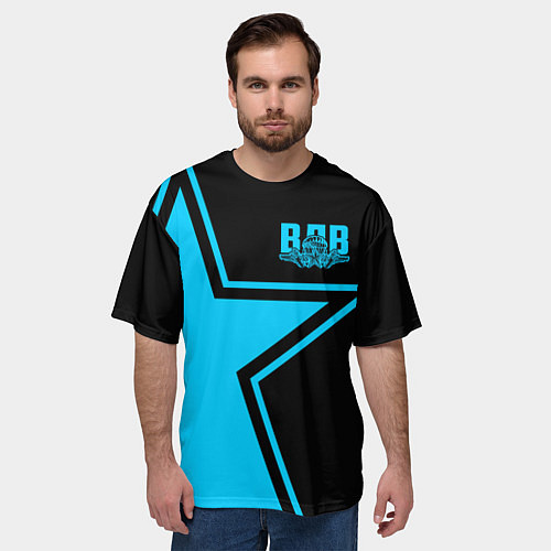 Мужская футболка оверсайз ВДВ / 3D-принт – фото 3