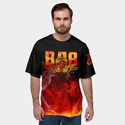 Футболка оверсайз мужская ВДВ, цвет: 3D-принт — фото 2