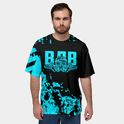 Футболка оверсайз мужская ВДВ, цвет: 3D-принт — фото 2