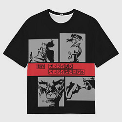 Футболка оверсайз мужская Cowboy Bebop anime, цвет: 3D-принт