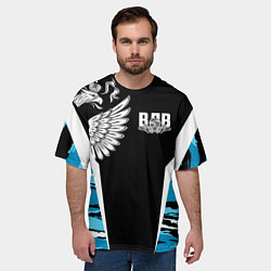 Футболка оверсайз мужская Камуфляж ВДВ, цвет: 3D-принт — фото 2